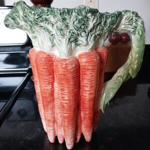 Fitz and Floyd La Merche Carrot Pitcher